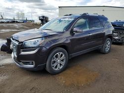 Salvage cars for sale at Rocky View County, AB auction: 2015 GMC Acadia SLT-1