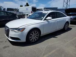 Salvage cars for sale from Copart Hayward, CA: 2014 Audi A6 Premium Plus