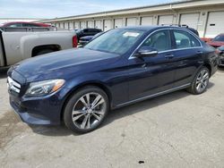 Salvage cars for sale at Louisville, KY auction: 2015 Mercedes-Benz C 300 4matic