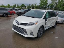 Salvage cars for sale at Sikeston, MO auction: 2018 Toyota Sienna XLE