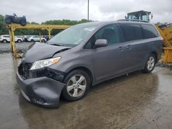Salvage cars for sale at Windsor, NJ auction: 2015 Toyota Sienna LE