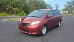Toyota Sienna LE salvage cars for sale: 2013 Toyota Sienna LE