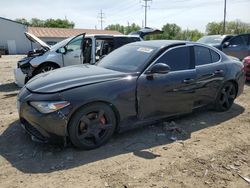 Salvage cars for sale from Copart Columbus, OH: 2017 Alfa Romeo Giulia