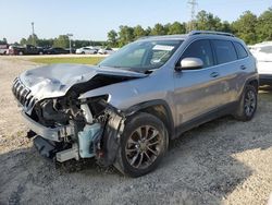 Salvage cars for sale at Houston, TX auction: 2019 Jeep Cherokee Latitude Plus