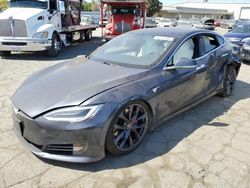 Salvage cars for sale from Copart Martinez, CA: 2017 Tesla Model S