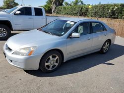 Salvage cars for sale from Copart San Martin, CA: 2005 Honda Accord Hybrid