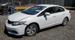 Salvage cars for sale from Copart Waldorf, MD: 2015 Honda Civic LX