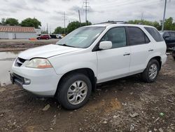 Salvage cars for sale from Copart Columbus, OH: 2003 Acura MDX Touring