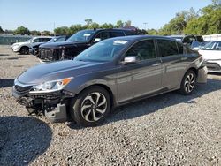 Salvage cars for sale at Tifton, GA auction: 2016 Honda Accord EX