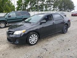 Salvage cars for sale at Loganville, GA auction: 2012 Toyota Corolla Base
