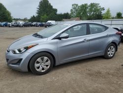 Salvage cars for sale from Copart Finksburg, MD: 2016 Hyundai Elantra SE