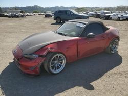 Salvage cars for sale at San Martin, CA auction: 2016 Mazda MX-5 Miata Club