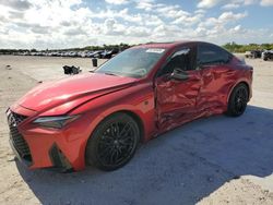 Salvage cars for sale at West Palm Beach, FL auction: 2021 Lexus IS 350 F-Sport
