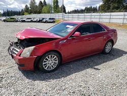 Salvage cars for sale from Copart Graham, WA: 2010 Cadillac CTS