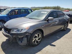 Salvage cars for sale at Las Vegas, NV auction: 2017 Honda Accord LX