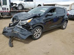 Salvage cars for sale from Copart Brighton, CO: 2016 KIA Sportage LX