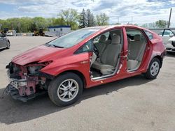 Salvage cars for sale from Copart Ham Lake, MN: 2010 Toyota Prius