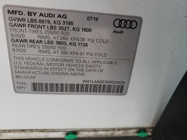 2019 Audi E-TRON Premium Plus