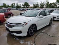 Honda salvage cars for sale: 2017 Honda Accord Touring