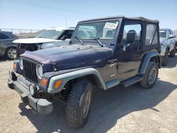 Jeep salvage cars for sale: 1998 Jeep Wrangler / TJ Sport