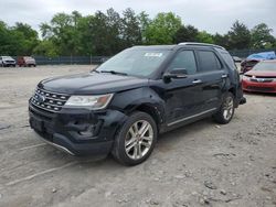 Ford Explorer Limited salvage cars for sale: 2017 Ford Explorer Limited