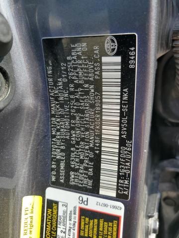 2012 Toyota Camry Base