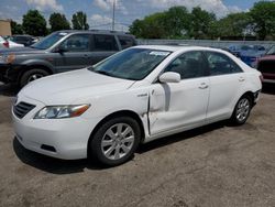 Toyota Camry Hybrid salvage cars for sale: 2007 Toyota Camry Hybrid