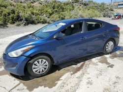 Salvage cars for sale at Reno, NV auction: 2016 Hyundai Elantra SE