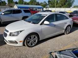 Salvage cars for sale at Wichita, KS auction: 2016 Chevrolet Cruze Limited LTZ