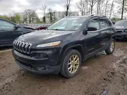 Salvage cars for sale from Copart Central Square, NY: 2014 Jeep Cherokee Latitude