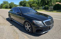 Salvage cars for sale at Oklahoma City, OK auction: 2016 Mercedes-Benz S 63 AMG