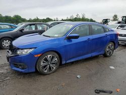 Salvage cars for sale at Duryea, PA auction: 2017 Honda Civic EX