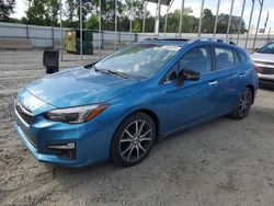 Salvage cars for sale at Spartanburg, SC auction: 2017 Subaru Impreza Limited