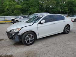 Salvage cars for sale from Copart Greenwell Springs, LA: 2017 Honda Accord LX