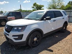 Salvage cars for sale at Hillsborough, NJ auction: 2016 Ford Explorer Police Interceptor