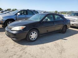Salvage cars for sale at San Martin, CA auction: 2002 Toyota Camry LE