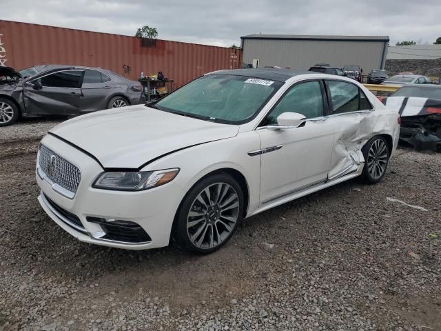 2018 Lincoln Continental Select