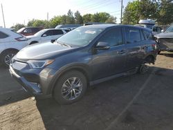 Salvage cars for sale at Denver, CO auction: 2017 Toyota Rav4 HV LE