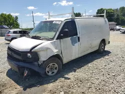 Salvage trucks for sale at Mebane, NC auction: 2003 Chevrolet Express G1500