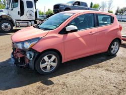 Salvage cars for sale from Copart Bowmanville, ON: 2018 Chevrolet Spark 1LT