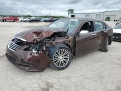 Salvage cars for sale at Kansas City, KS auction: 2012 Chrysler 200 Limited