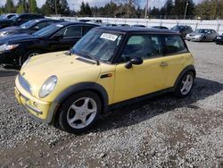 Salvage cars for sale from Copart Graham, WA: 2002 Mini Cooper
