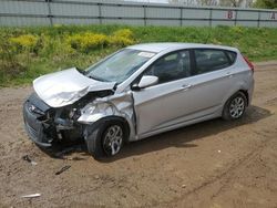 Salvage cars for sale from Copart Davison, MI: 2012 Hyundai Accent GLS