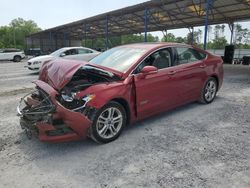 Salvage cars for sale at Cartersville, GA auction: 2016 Ford Fusion Titanium Phev