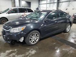 Salvage cars for sale at Ham Lake, MN auction: 2015 Chevrolet Malibu 1LT