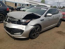 Salvage cars for sale at New Britain, CT auction: 2012 KIA Optima SX