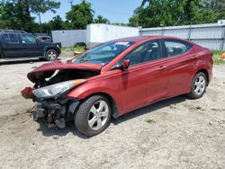 Salvage cars for sale from Copart Hampton, VA: 2012 Hyundai Elantra GLS