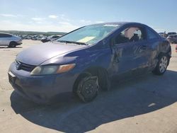 Salvage cars for sale at Grand Prairie, TX auction: 2008 Honda Civic LX