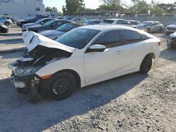 Salvage cars for sale at Opa Locka, FL auction: 2016 Honda Civic EX