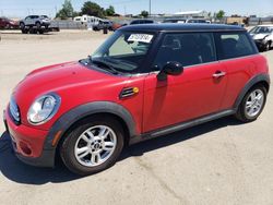 Mini salvage cars for sale: 2013 Mini Cooper